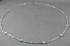 ESTATE .52CT DIAMOND 14KT WHITE GOLD 10 DIAMOND BY THE YARD NECKLACE  #1393