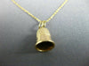 ESTATE 14KT YELLOW GOLD 3D CLASSIC SEWING THIMBLE CHARM PENDANT #25062