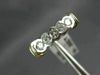 ESTATE .50CT DIAMOND 14KT WHITE & YELLOW GOLD FIVE STONE ANNIVERSARY RING #4297