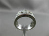 ESTATE WIDE .92CT DIAMOND 14K WHITE GOLD 3D OPEN SEMI CIRCLE ANNIVERSARY RING FG