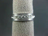 ESTATE WIDE .56CT DIAMOND 14KT WHITE GOLD 7 STONE ANNIVERSARY WEDDING RING #2603