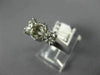 .45CT DIAMOND 14KT WHITE GOLD 3D 3 STONE ROUND SEMI MOUNT ENGAGEMENT RING #18327