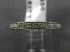 ESTATE .52CT ROUND DIAMOND 14KT WHITE GOLD 3D ETERNITY ANNIVERSARY RING #19401