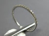 ESTATE .16CT DIAMOND 18KT WHITE GOLD 1MM SEMI ETERNITY WEDDING ANNIVERSARY RING