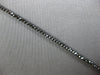 ESTATE 7.34CT BLACK DIAMOND 14KT WHITE GOLD 3D CLASSIC ETERNITY TENNIS BRACELET