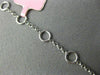 ESTATE WIDE .82CT DIAMOND & AAA SAPPHIRE 18K WHITE GOLD EVIL EYE LUCKY BRACELET
