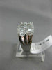 ESTATE 2.06CT DIAMOND 18KT WHITE GOLD BUTTERFLY FLOWER WEDDING ANNIVERSARY RING