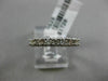 ESTATE .35CT ROUND DIAMOND 14KT WHITE GOLD 3D CLASSIC 7 STONE ANNIVERSARY RING