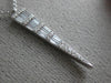 ESTATE .38CT DIAMOND 14KT WHITE GOLD CLASSIC TRIANGULAR ANCHOR FLOATING PENDANT