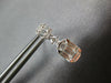 1.07CT DIAMOND 18KT WHITE GOLD CLUSTER INVISIBLE OVAL & SQUARE HANGING EARRINGS
