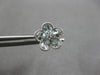 1.81CT DIAMOND & AAA AQUAMARINE 14KT WHITE GOLD PEAR SHAPE & ROUND STUD EARRINGS