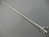 ESTATE 5.10CT ROUND DIAMOND 14K WHITE GOLD 3D DOUBLE SAFETY LOVE TENNIS BRACELET