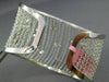 ESTATE WIDE .56CT DIAMOND 14K WHITE GOLD 3D FLEXIBLE BY THE YARD BANGLE BRACELET