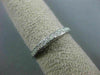 ESTATE .21CT DIAMOND 14KT WHITE GOLD 3D SEMI ETERNITY WEDDING ANNIVERSARY RING