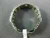 ANTIQUE WIDE 1.69CT DIAMOND PLATINUM 3D ETERNITY WEDDING ANNIVERSARY RING #21351