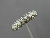 ESTATE .07CT OLD MINE DIAMOND 14KT WHITE GOLD FIVE STONE ANNIVERSARY RING #26203