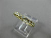 ESTATE .46CT DIAMOND 14KT YELLOW GOLD 3D BEZEL ETERNITY WEDDING ANNIVERSARY RING
