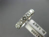 ESTATE WIDE 1.0CT DIAMOND 14K WHITE GOLD CLASSIC WEDDING ANNIVERSARY RING #22079