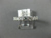 ESTATE 1.0CT DIAMOND 14KT WHITE GOLD SHARE PRONG SEMI ETERNITY ANNIVERSARY RING