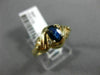 .67CT DIAMOND & AAA SAPPHIRE 14KT YELLOW GOLD INFINITY SOLITAIRE ENGAGEMENT RING