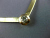 ESTATE .50CT DIAMOND 14K YELLOW GOLD 3D SOLITAIRE FANCY COIL NECKLACE #18982