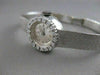 ANTIQUE BUCHERER OLD MINE DIAMOND 18KT WHITE GOLD MECHANICAL WATCH 6.25" #20763