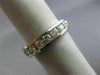 2.20CT ROUND DIAMOND 14K WHITE GOLD 3D CHANNEL ETERNITY WEDDING ANNIVERSARY RING