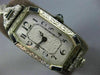 ANTIQUE 1.04CT OLD MINE DIAMOND & SAPPHIRE 14K WHITE GOLD FILIGREE OCTAGON WATCH