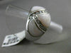 ESTATE WIDE .55CT DIAMOND 14KT WHITE GOLD AAA MOTHER OF PEARL CRISS CROSS RING