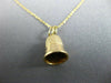 ESTATE 14KT YELLOW GOLD 3D CLASSIC SEWING THIMBLE CHARM PENDANT #25062