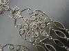 ESTATE LARGE 1.21CT DIAMOND 14KT WHITE GOLD CHANDELIER FLOWER HANGING EARRINGS