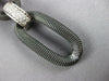 ESTATE LARGE & LONG 1.50CT DIAMOND 14KT WHITE GOLD OVAL LINK FUN TENNIS BRACELET