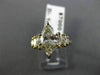 ESTATE 1.85CT MARQUISE CUT DIAMOND 14KT WHITE GOLD 3D GRADUATING ENGAGEMENT RING