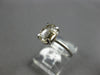 1.51CT SALT & PEPPER DIAMOND 18KT WHITE GOLD 3D OVAL SOLITAIRE ENGAGEMENT RING
