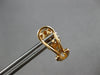 1.42CT DIAMOND 18K ROSE GOLD ROUND CLUSTER RECTANGULAR UMBRELLA HANGING EARRINGS
