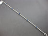 2.69CT DIAMOND & AAA SAPPHIRE 14K WHITE GOLD 3D CLASSIC ETERNITY TENNIS BRACELET