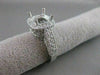 ESTATE 1.93CTW DIAMOND 14K GOLD RING SQUARE SEMI MOUNT ENGAGEMENT FILIGREE 20963