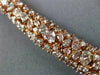 ESTATE LARGE GIA 37.02CT PINK DIAMOND 18K ROSE GOLD MULTI SHAPE CLUSTER NECKLACE