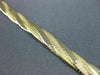 ESTATE WIDE 14KT YELLOW GOLD ITALIAN DOUBLE ROPE DIAMOND CUT BRACELET #23316