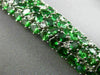 ESTATE MASSIVE 40.02CT DIAMOND & TSAVORITE 18K WHITE GOLD 3D GRADUATING BRACELET