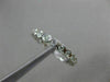 ESTATE .46CT DIAMOND 14KT WHITE GOLD 3D BEZEL ETERNITY WEDDING ANNIVERSARY RING