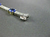 ESTATE 7.22CT DIAMOND & AAA TANZANITE 14KT WHITE & YELLOW GOLD BRACELET #17384