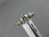 ANTIQUE .52CT DIAMOND 18K WHITE GOLD 3D FILIGREE SOLITAIRE ENGAGEMENT RING #6195