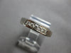 .15CT DIAMOND 14KT WHITE GOLD 3D CLASSIC CHANNEL WEDDING ANNIVERSARY RING #27966