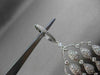 ESTATE LARGE 3.32CT DIAMOND 14KT WHITE GOLD FLOATING CHANDELIER DROP EARRINGS