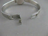 ANTIQUE BUCHERER OLD MINE DIAMOND 18KT WHITE GOLD MECHANICAL WATCH 6.25" #20763