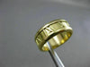 ESTATE TIFFANY & CO. 1995 18KT YELLOW GOLD ATLAS ROMAN NUMERALS RING BAND #25113