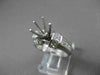 1.60CT DIAMOND 14K WHITE GOLD 3D PRINESS ROUND SEMI MOUNT ENGAGEMENT RING #18585