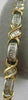 ESTATE WIDE 14KT TWO TONE 3.45CTW DIAMOND LOVE BRACELET
