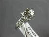 ANTIQUE .55CT DIAMOND PLATINUM 3D ROUND FISHTAIL SEMI MOUNT ENGAGEMENT #21989